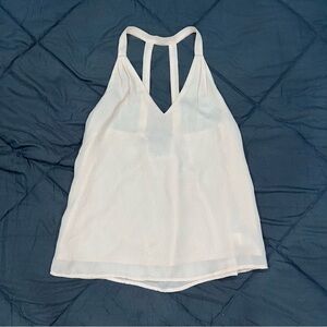 Forever 21 Cream Halter Top Blouse
